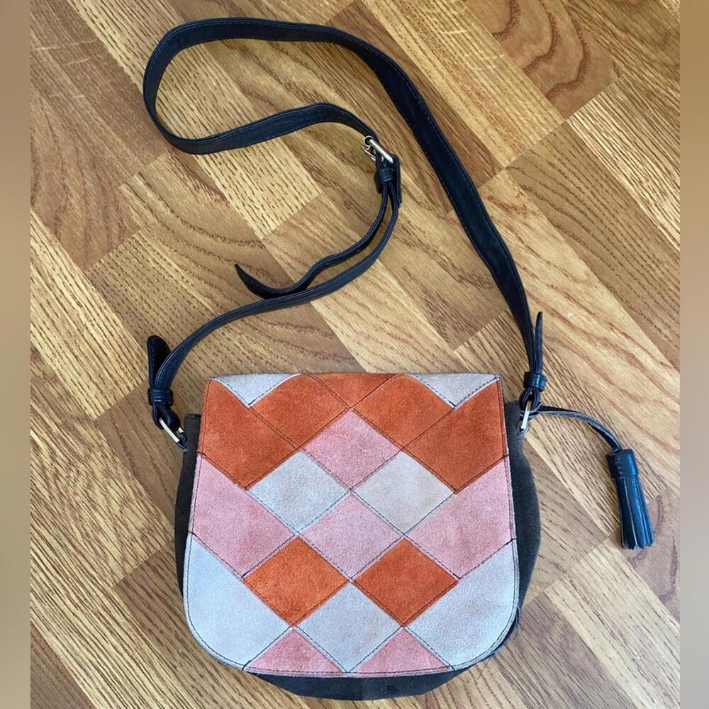 Brampton London Suede Crossbody